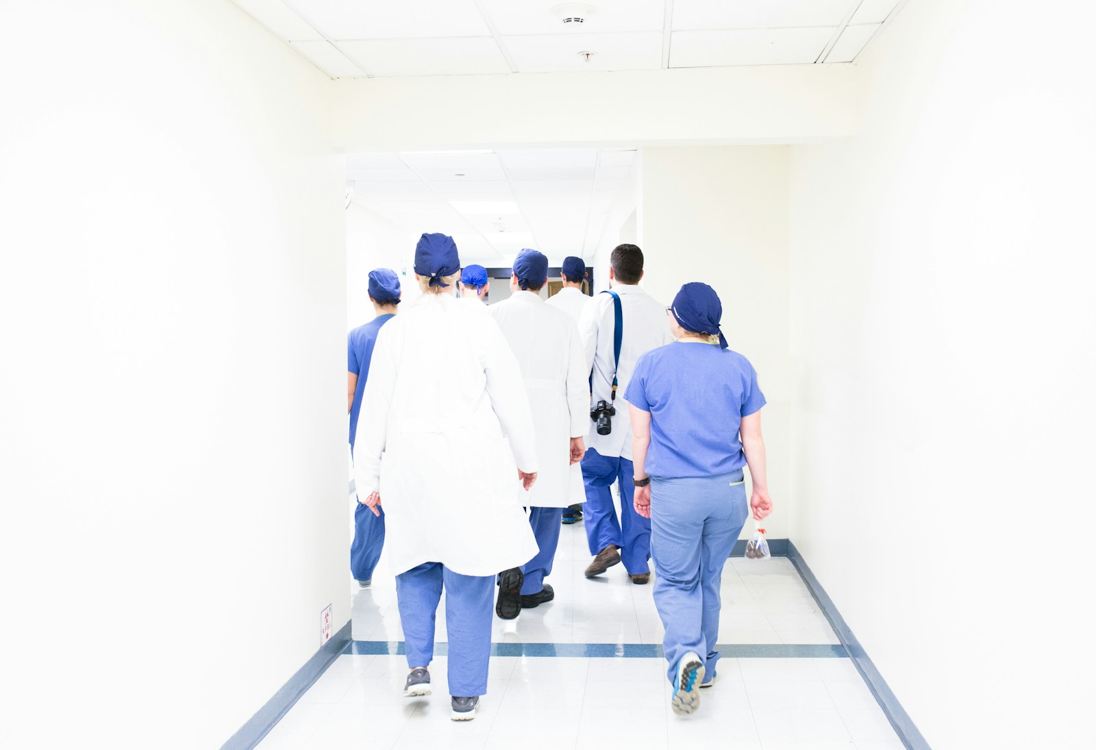 Stock image of healthcare professionals working together